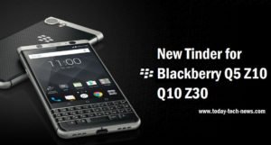New Tinder For Blackberry