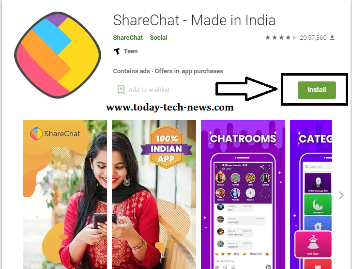 Sharechat for pc