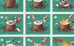 efficient way to remove tree stumps